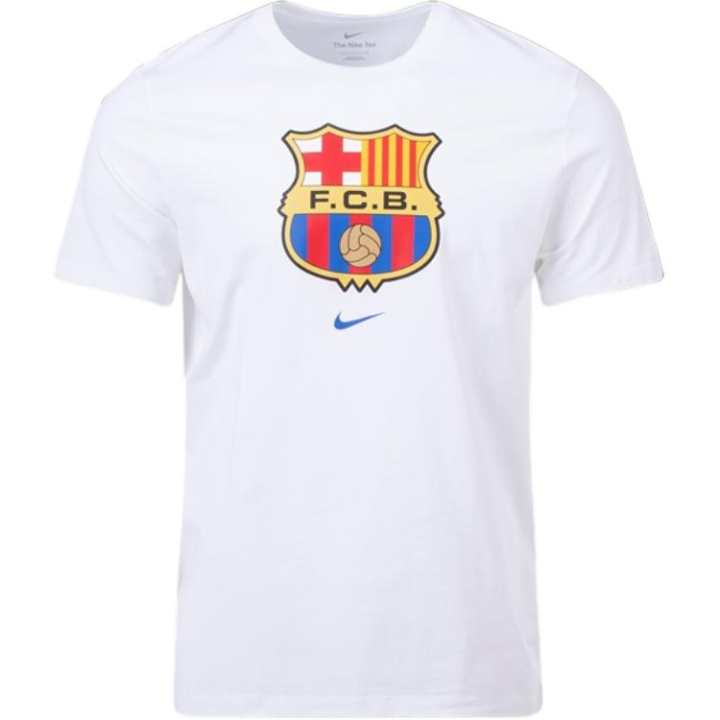 Nike Nike Barcelona Soccer Jerseys Men's White Moderate