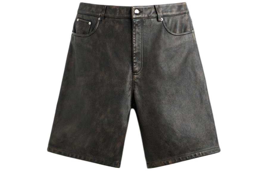 ZARA ZARA Casual Shorts Men's Black Moderate