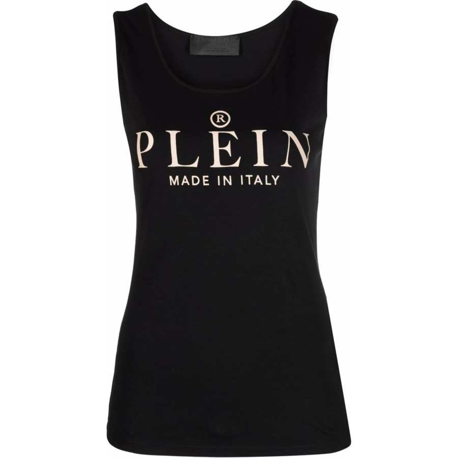 Philipp Plein logo-print tank top