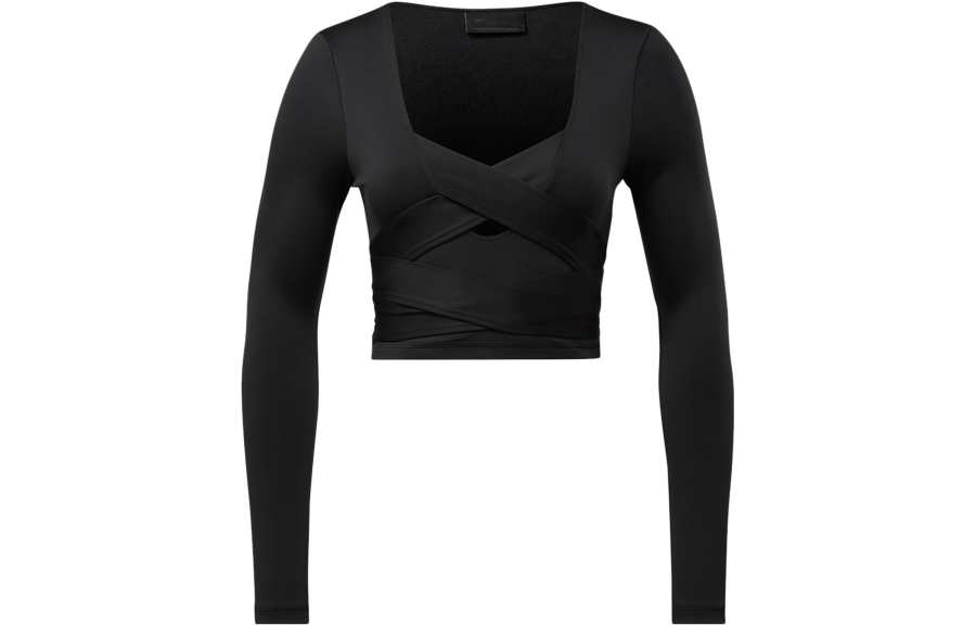 Reebok T Shirts Women's Black U Neck Moderate Other