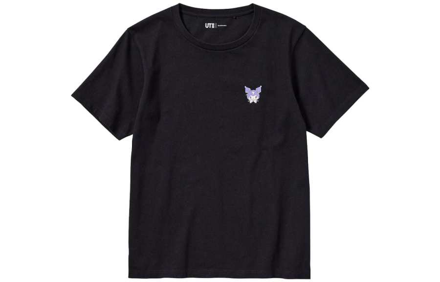 UNIQLO x Sanrio Regular T Shirt Women's Black