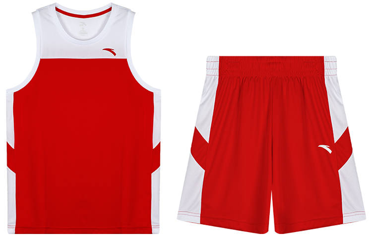 Anta Basketball Collection Basketball Suit Men's Vermilion