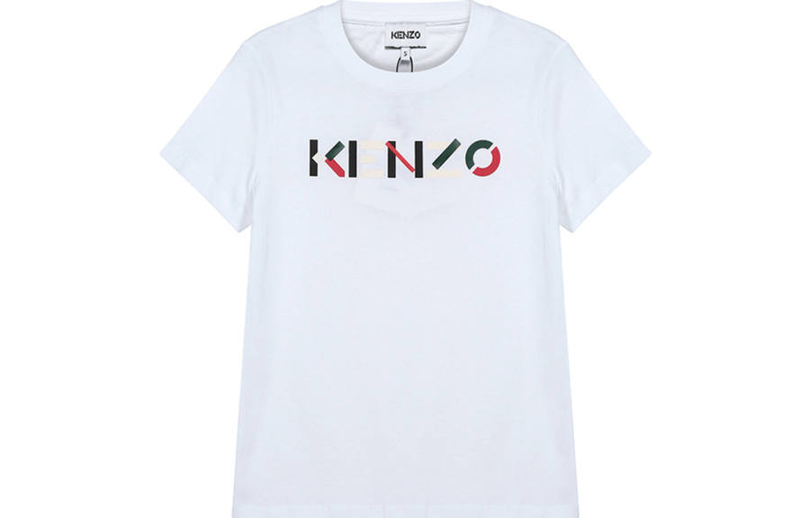 KENZO T Shirts Women's White Crew Neck Moderate