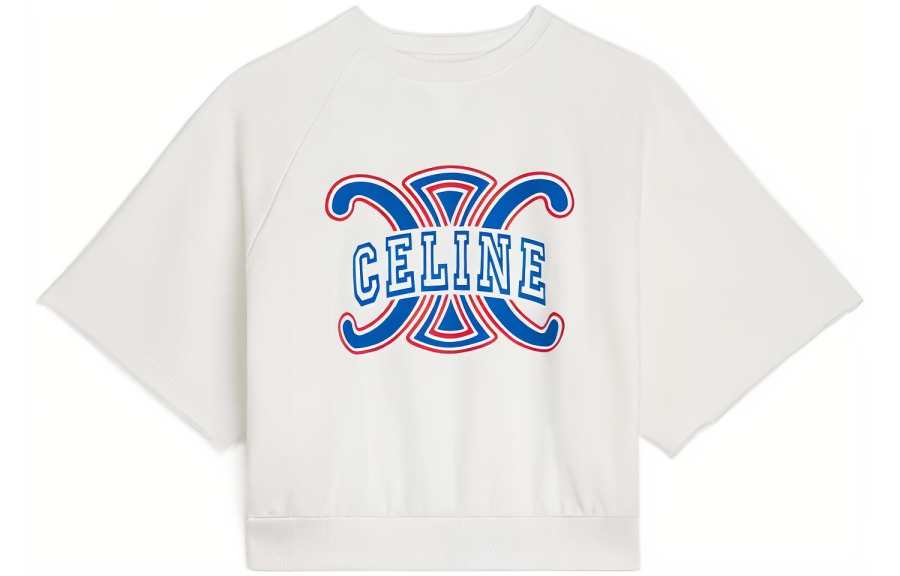 CELINE CELINE SS23 Crop Top Women's White