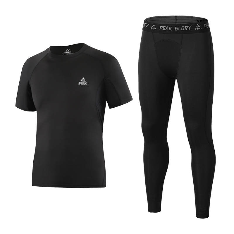 PEAK PEAK Fitness Sets Men's Crew Neck Thin