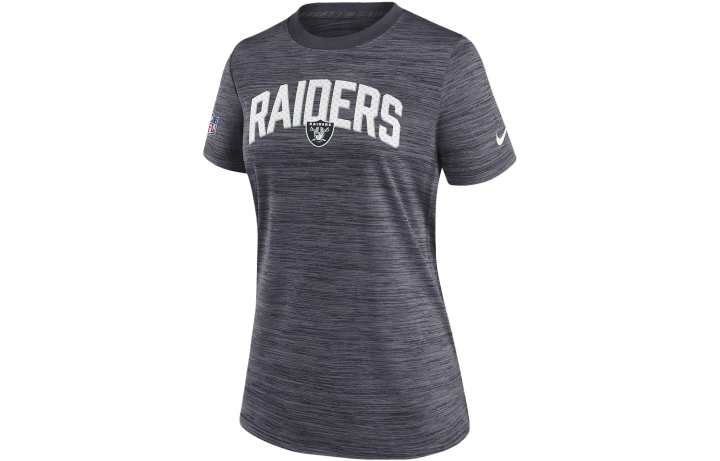 Nike Nike T Shirts Women's Gray Crew Neck Moderate Straight Fit