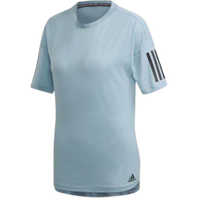 Adidas Adidas T Shirts Women's Green Crew Neck Moderate