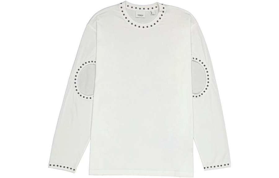 Burberry T Shirts Women's White Crew Neck Moderate Other