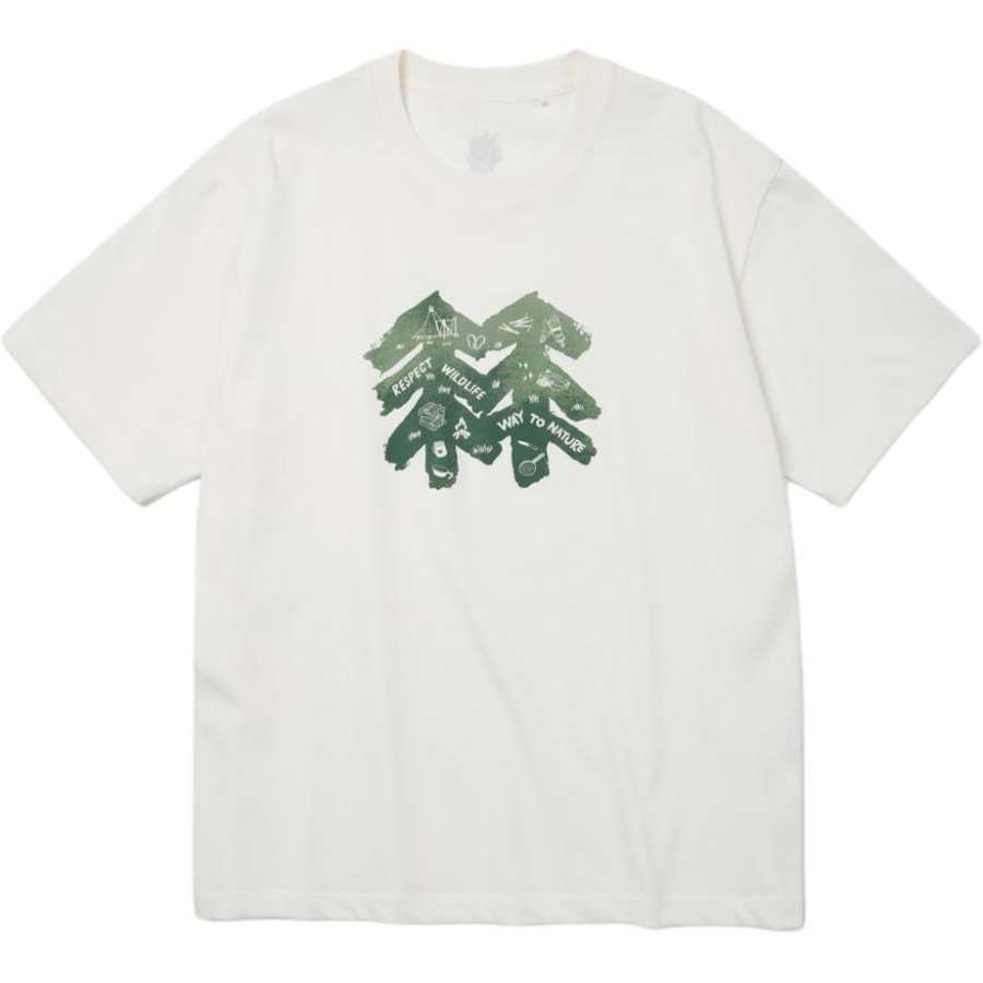 KOLON SPORT T Shirt Unisex Ivory White