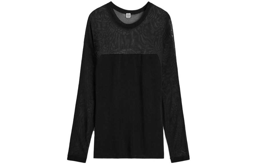 TOTEME Semi sheer Panelled Top