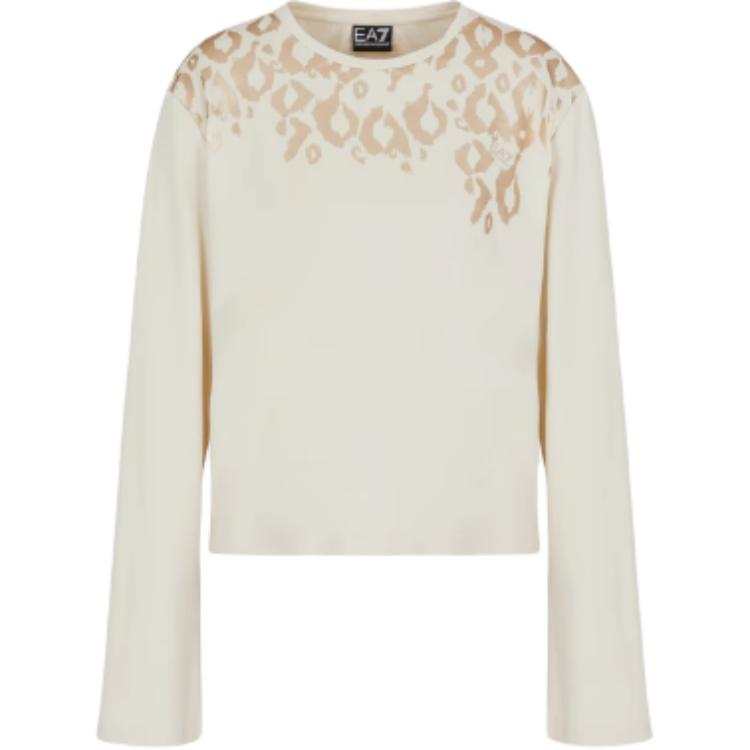 EMPORIO ARMANI EA7 Regular T Shirt Women's Beige