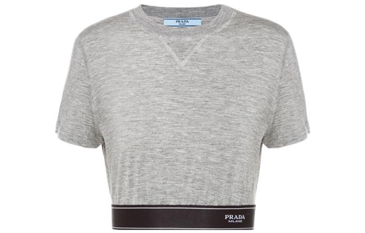 PRADA PRADA FW22 T Shirt Women's Gray