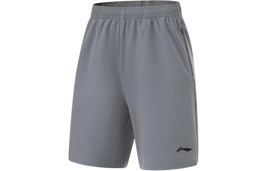 Li-Ning Li Ning Fitness Series Casual Shorts Men's Shadow Gray