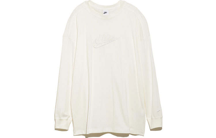 Nike Nike T Shirts Women's White Crew Neck Moderate Straight Fit