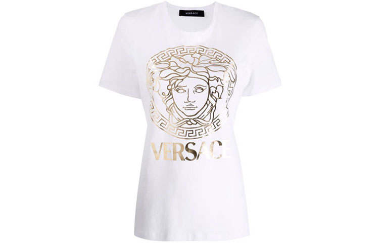 VERSACE SS22 T Shirt Women's White
