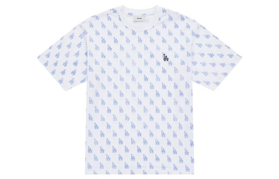 MLB MLB MONOGRAM SS25 T Shirt Unisex Dark Blue