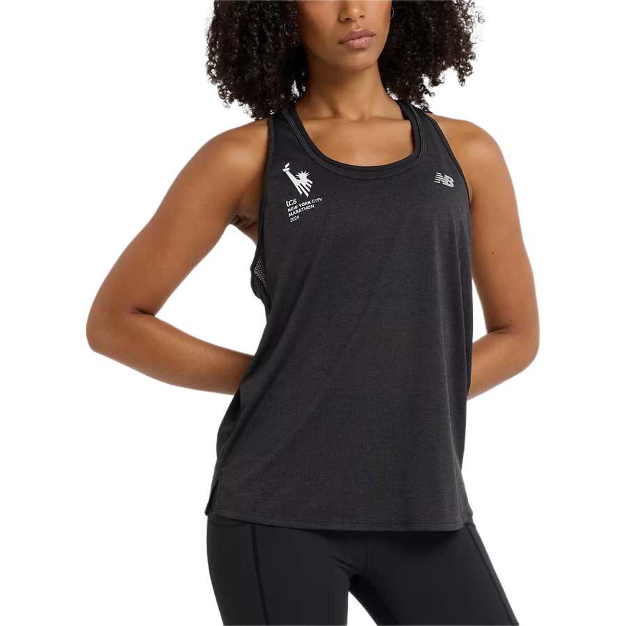 New Balance New Balance NYC Marathon Athletics Tank Top Women's Black Heather