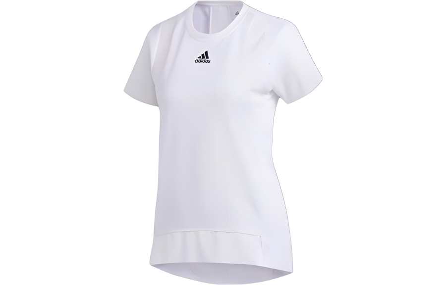 Adidas Adidas T Shirts Women's White Crew Neck Moderate Straight Fit