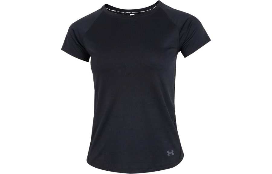 Under Armour CoolSwitch T Shirts Women's Black Crew Neck Moderate Other