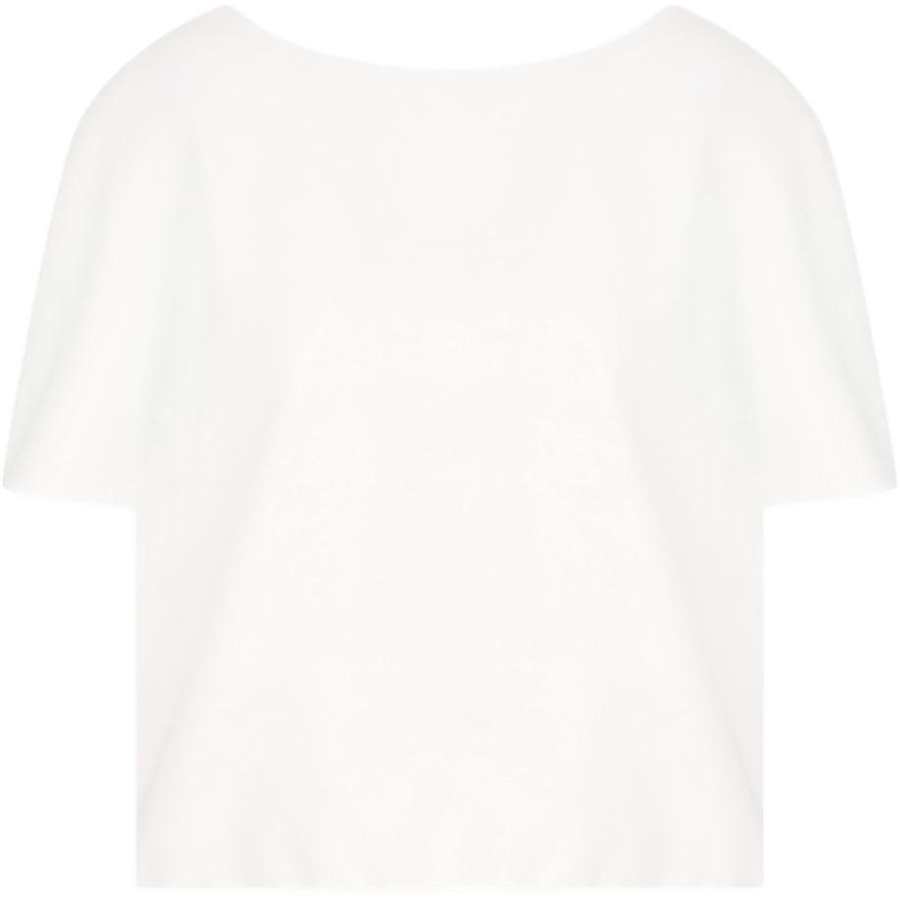 EMPORIO ARMANI Technical Cady Blouse With Gathered Hem