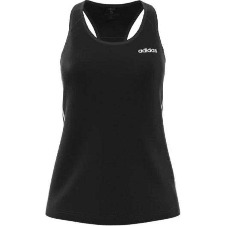 Adidas Adidas Tank Tops Women's Black Crew Neck Moderate Racerback