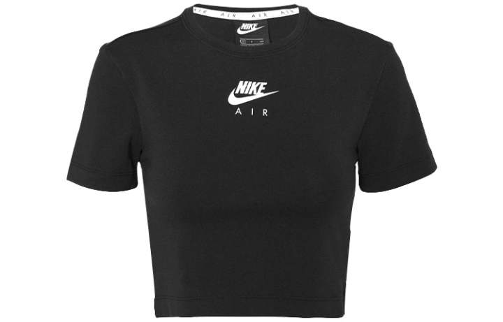 Nike Nike T Shirts Women's Black Crew Neck Moderate