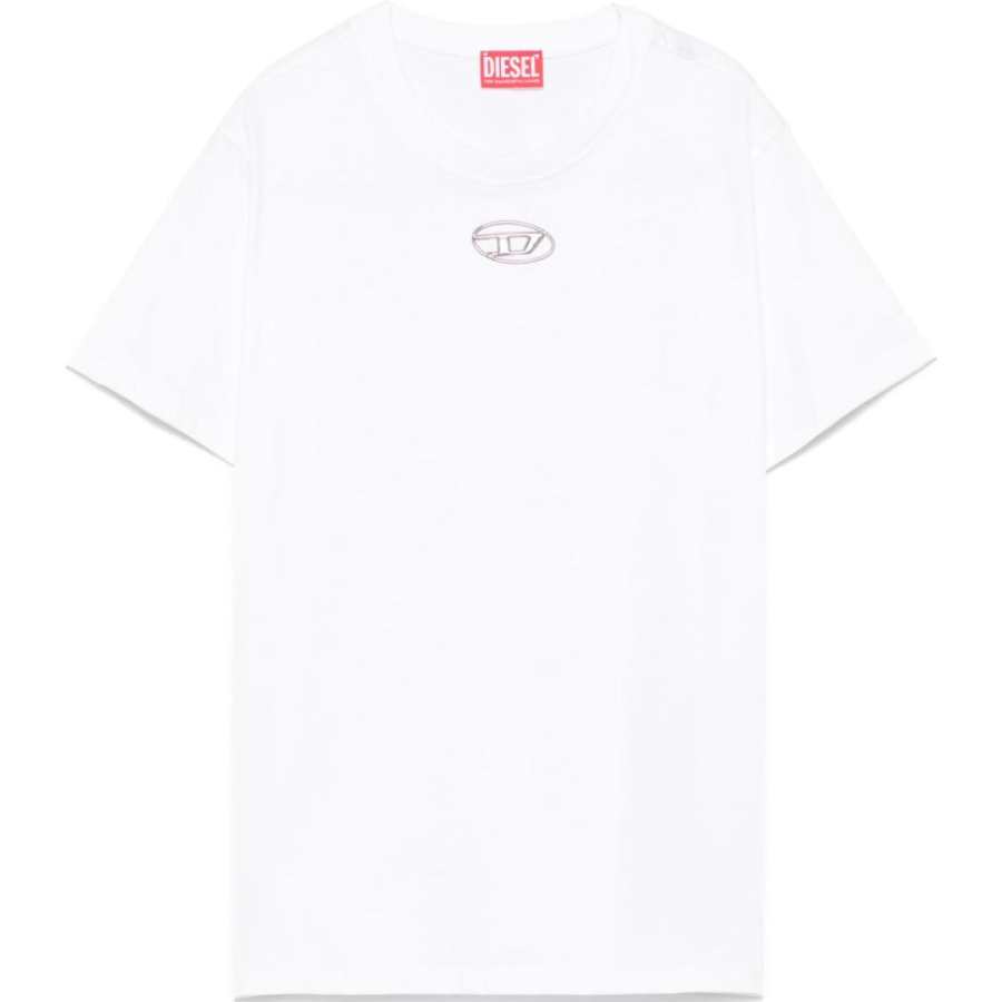 DIESEL Oval D Logo Crewneck T Shirt