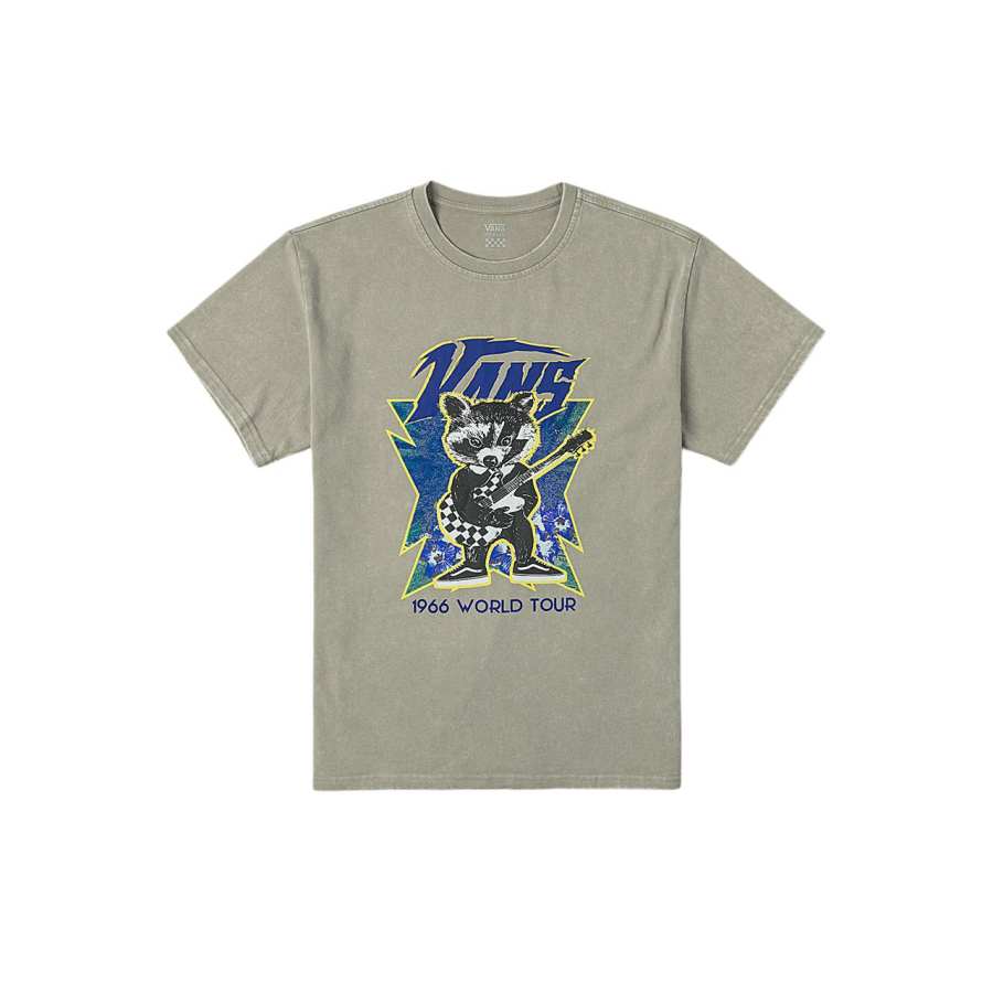 Vans T Shirt Women's Gray Green