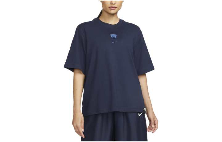 Nike Nike T Shirts Women's Dark Blue Crew Neck Moderate Other