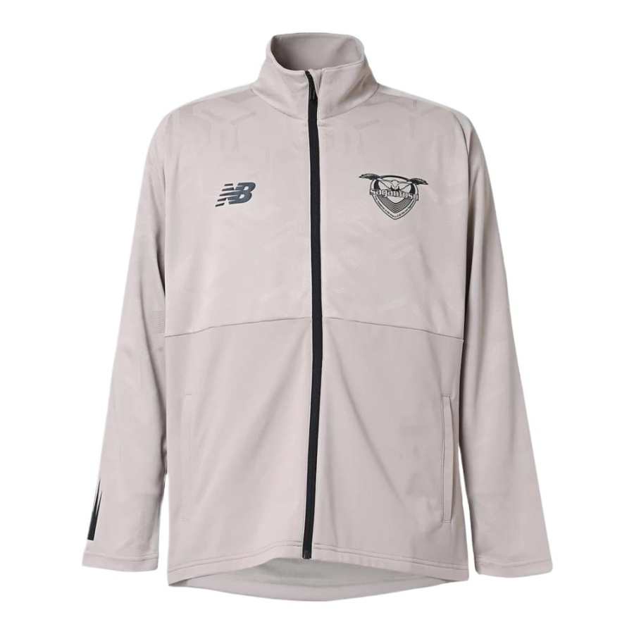New Balance New Balance Sagan Tosu Track Knit Jacket Men's Beige