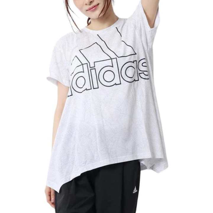 Adidas Adidas T Shirts Women's White Crew Neck Moderate