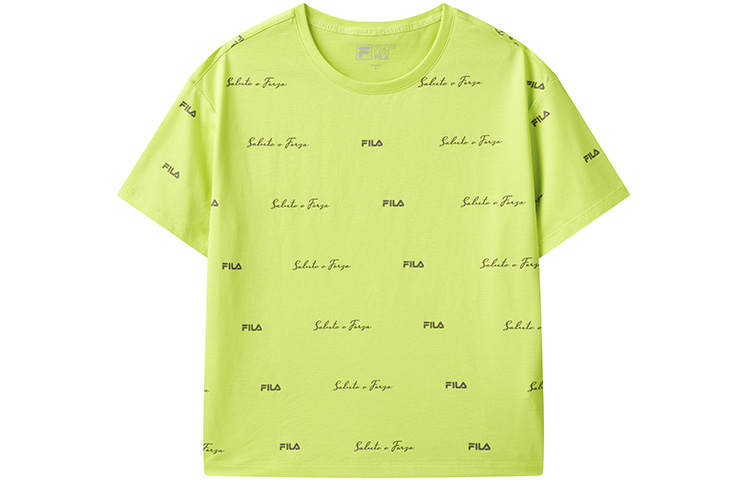 FILA T Shirt Women's Bright Liquid Green