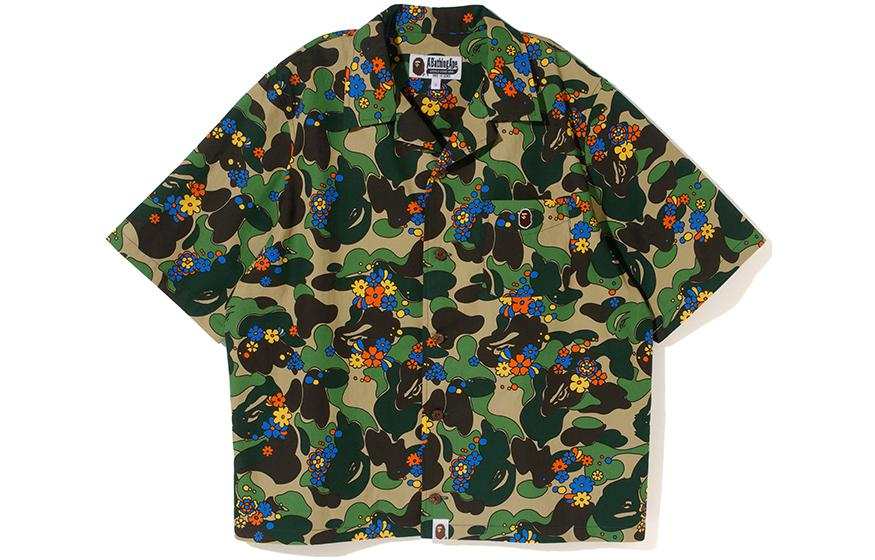 A BATHING APE Crop Tops Women's Lapel Moderate