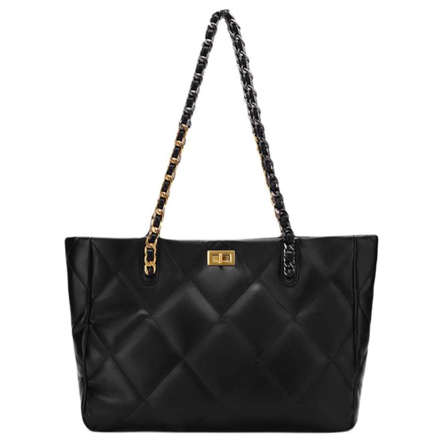 JACD JACD PU Material Shoulder Bag Regular Women's Black