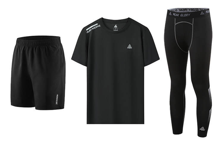 PEAK Fitness Sets Men's Crew Neck Moderate