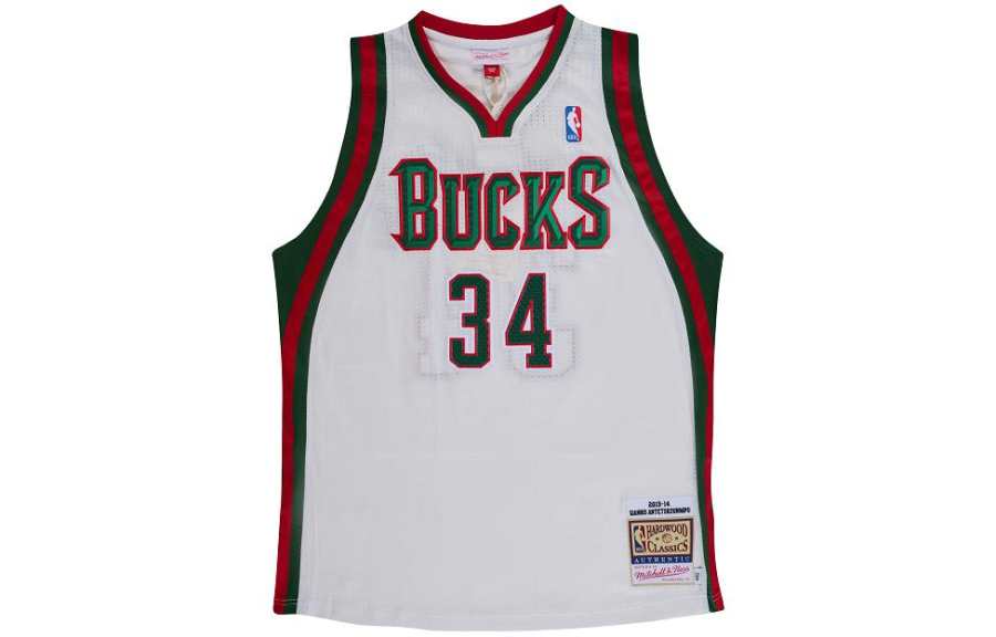 Mitchell Ness Mitchell Ness Bucks 2013 Giannis Antetokounmpo jersey