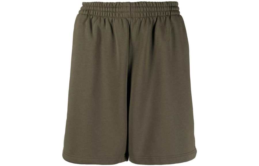 Balenciaga FW22 Sports Shorts Loose Fit Men's Olive Green