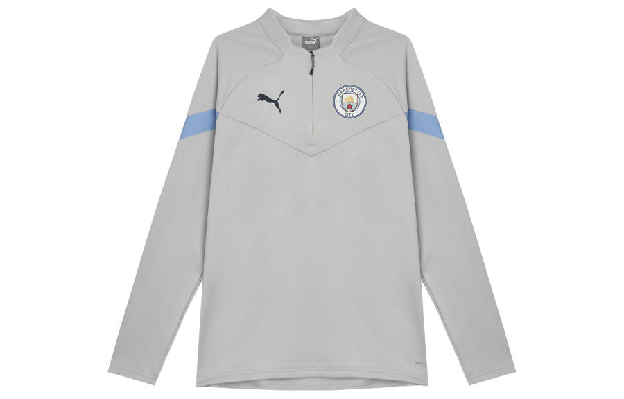PUMA Manchester City Fleece Lined Logo Print Thermal Comfortable Workout Clothing Men's