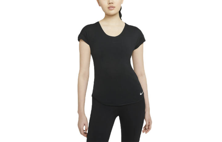 Nike Nike Drop Shoulder Sleeve T Shirt Women's Black