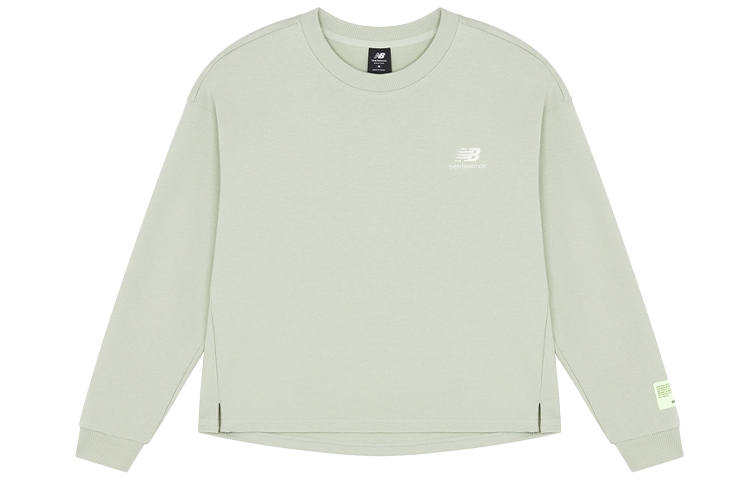 New Balance New Balance T Shirts Women's Light Green Crew Neck Straight Fit