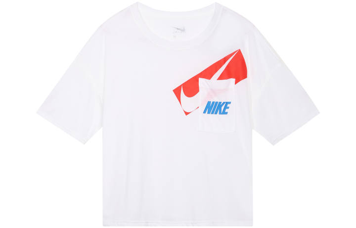Nike Nike T Shirts Women's White Crew Neck Moderate