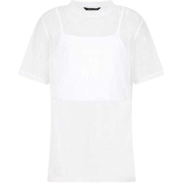 ARMANI EXCHANGE ARMANI EXCHANGEAE Regular T Shirt Women's White