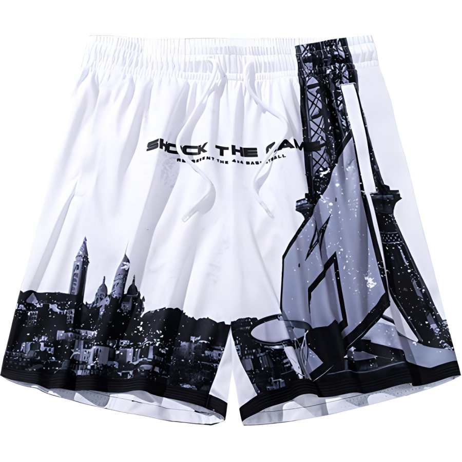 Anta Basketball Collection Casual Shorts Men's Pure White
