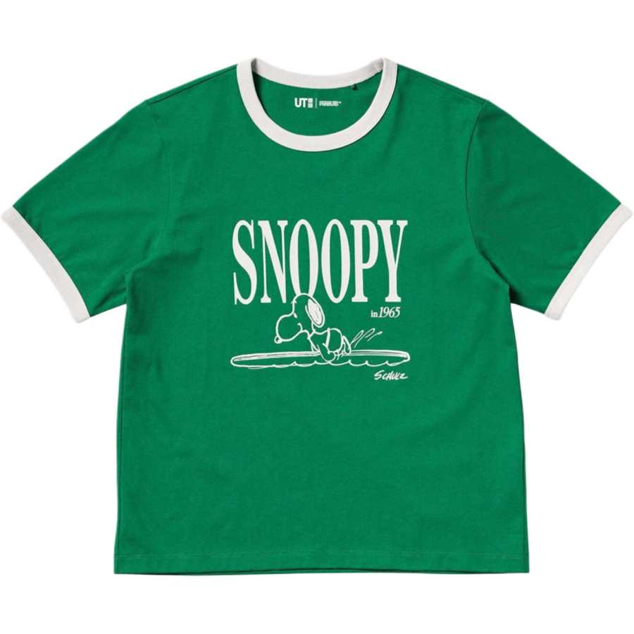 UNIQLO x PEANUTS SS25 T Shirt Women's Green