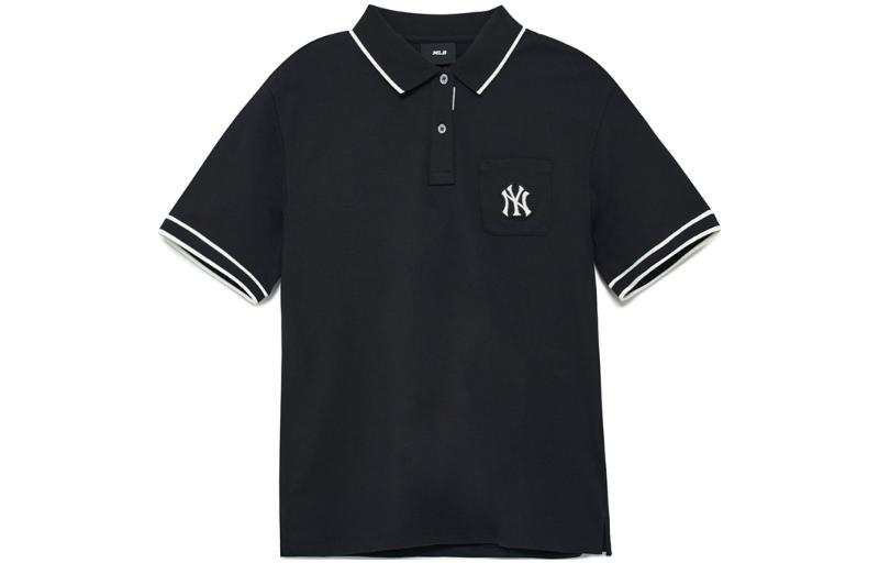 MLB MLB T Shirts Women's Black Lapel Moderate