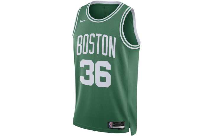 Nike Nike Basketball Jerseys Men's Green Moderate Straight Fit