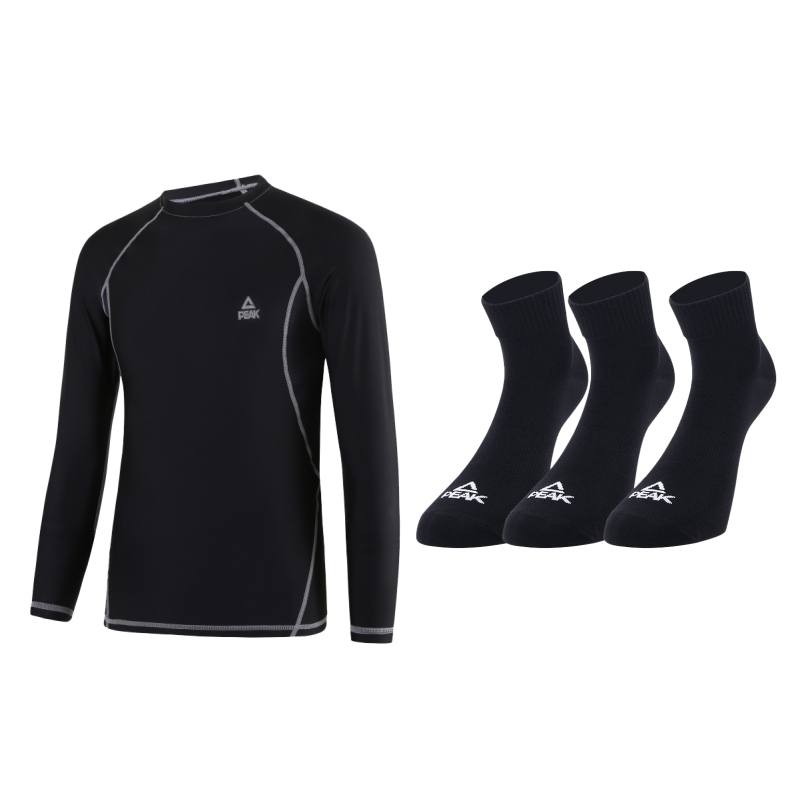 PEAK PEAK Fitness Sets Men's Crew Neck Thin