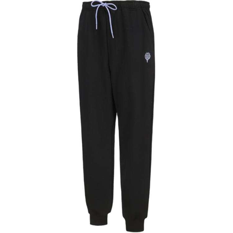 YONEX Casual Pants Men's Black Moderate Cuffed Pants