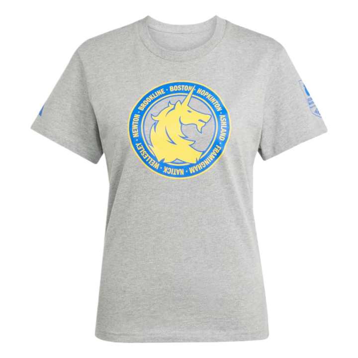 Adidas Adidas Free Shipping With AdiClub Boston Marathon® 2025 Logo Graphic Tee
