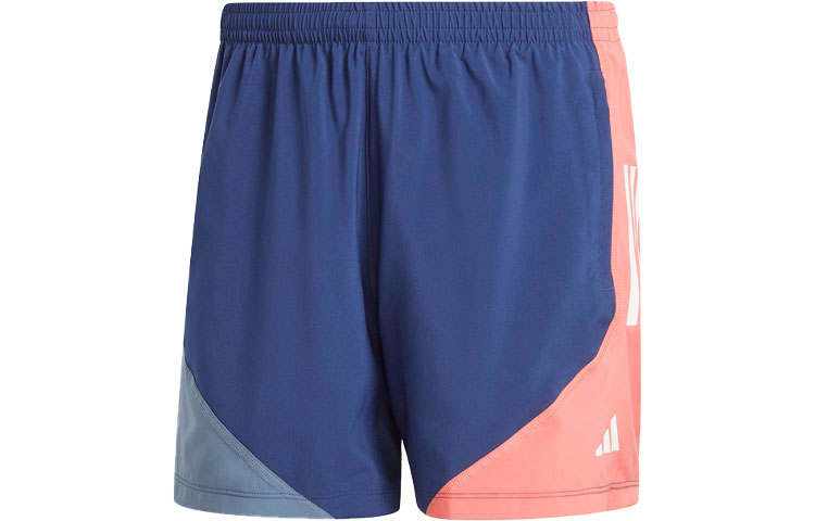 Adidas Adidas Own The Run Colorblock Shorts Sports Shorts Men's Dark Blue